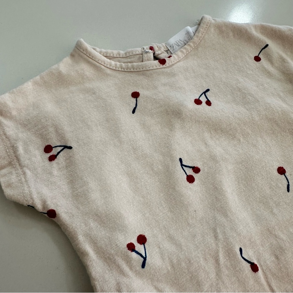 Cherry Print One Piece - Picture 3 of 4